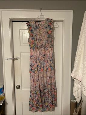 Banjanan Smocked Maxi Dress - Beautiful Floral Print